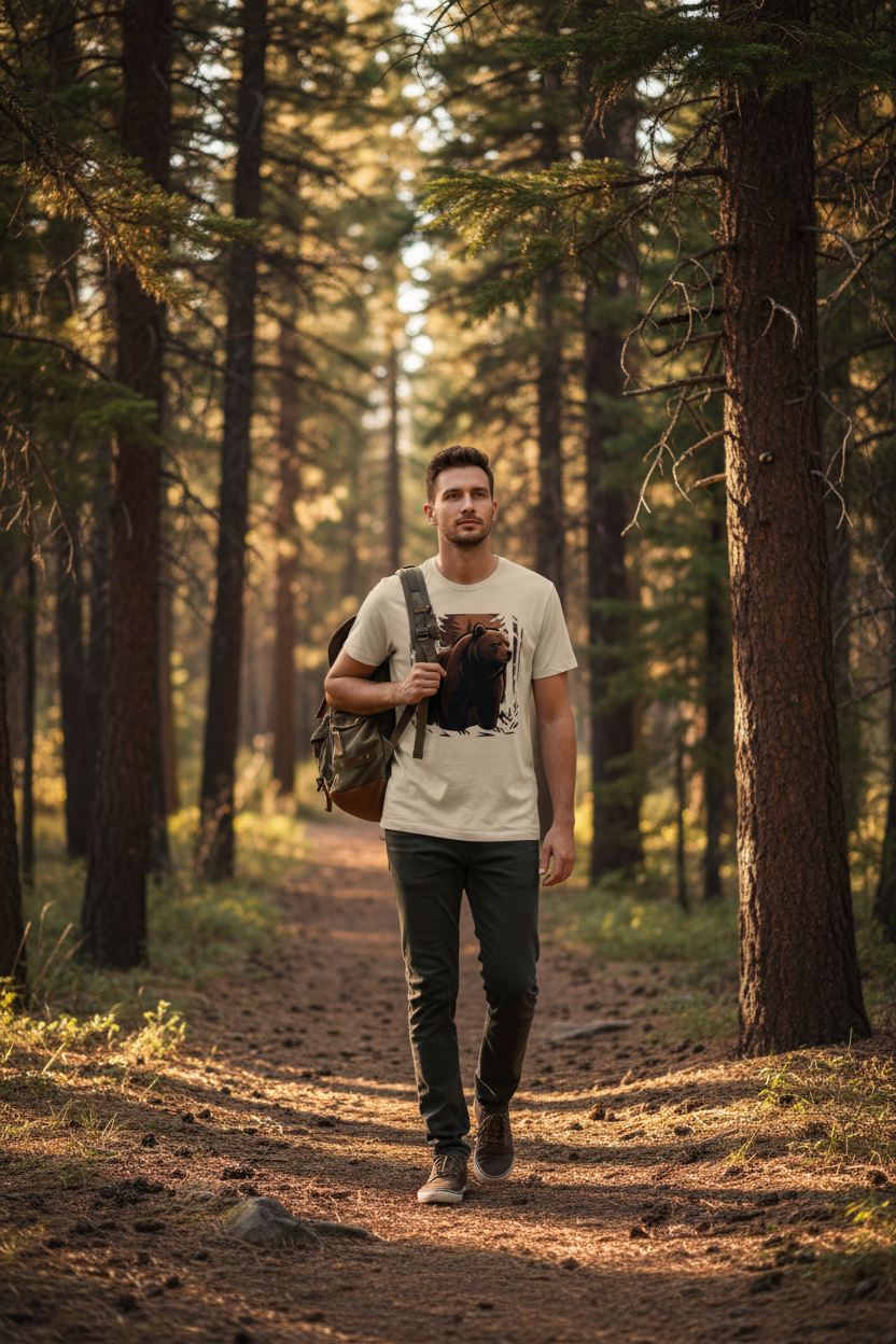 Forest Bear lifestyle - forest trail