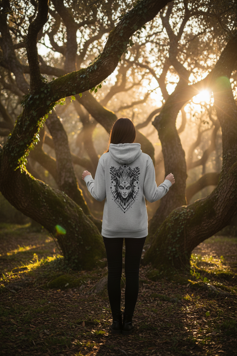 Forest Spirit Hoodie - Carbon Grey