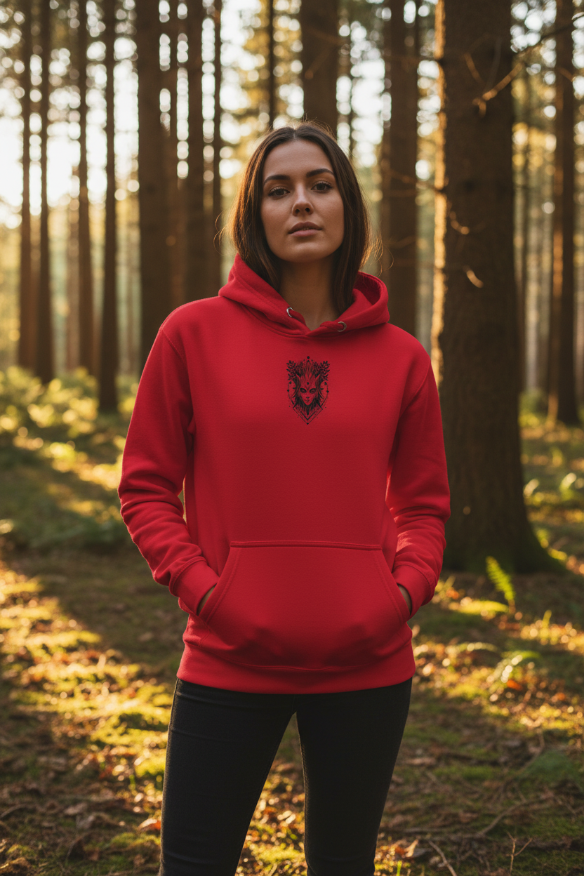 Forest Spirit Hoodie - Team Red