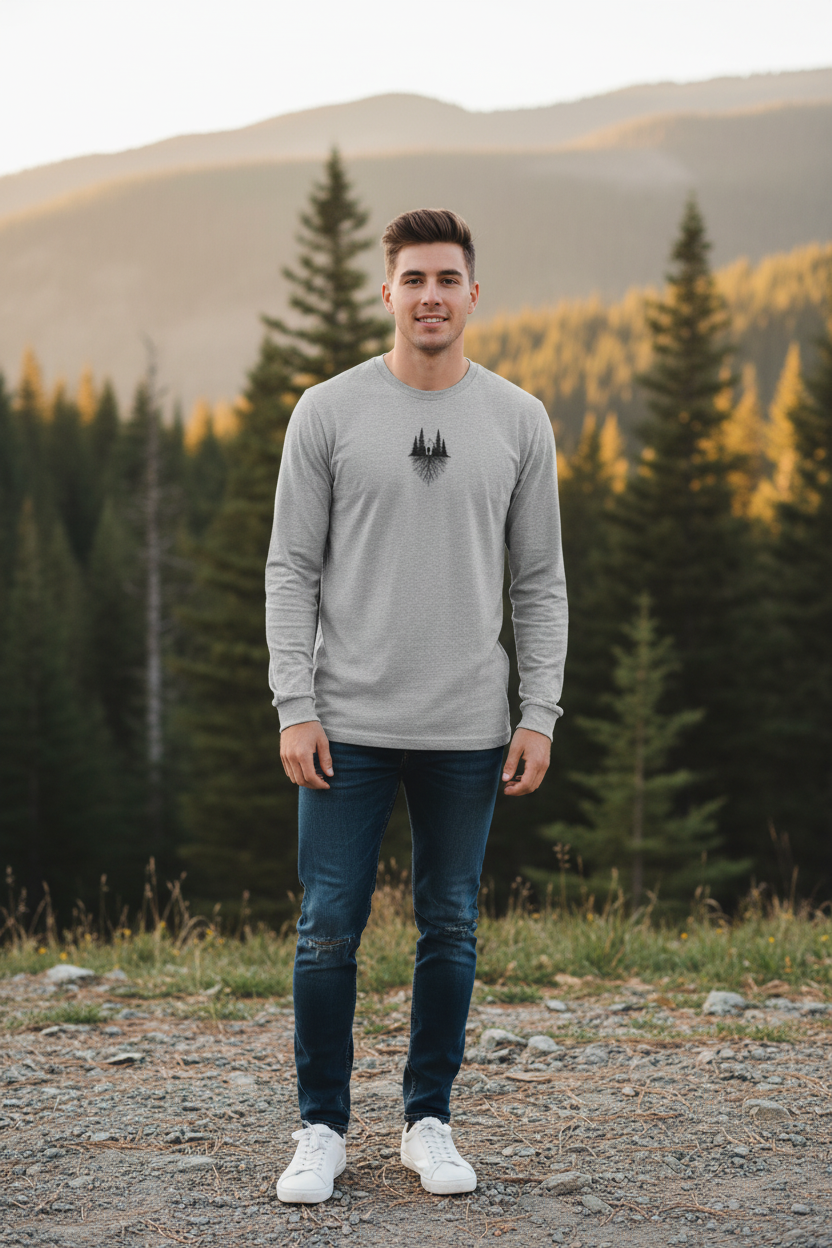 Forest Spirit Long Sleeve - Heather Center