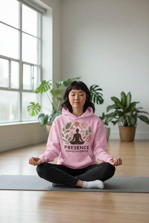 PRESENCE CONSCIOUSNESS - różowa, studio yoga