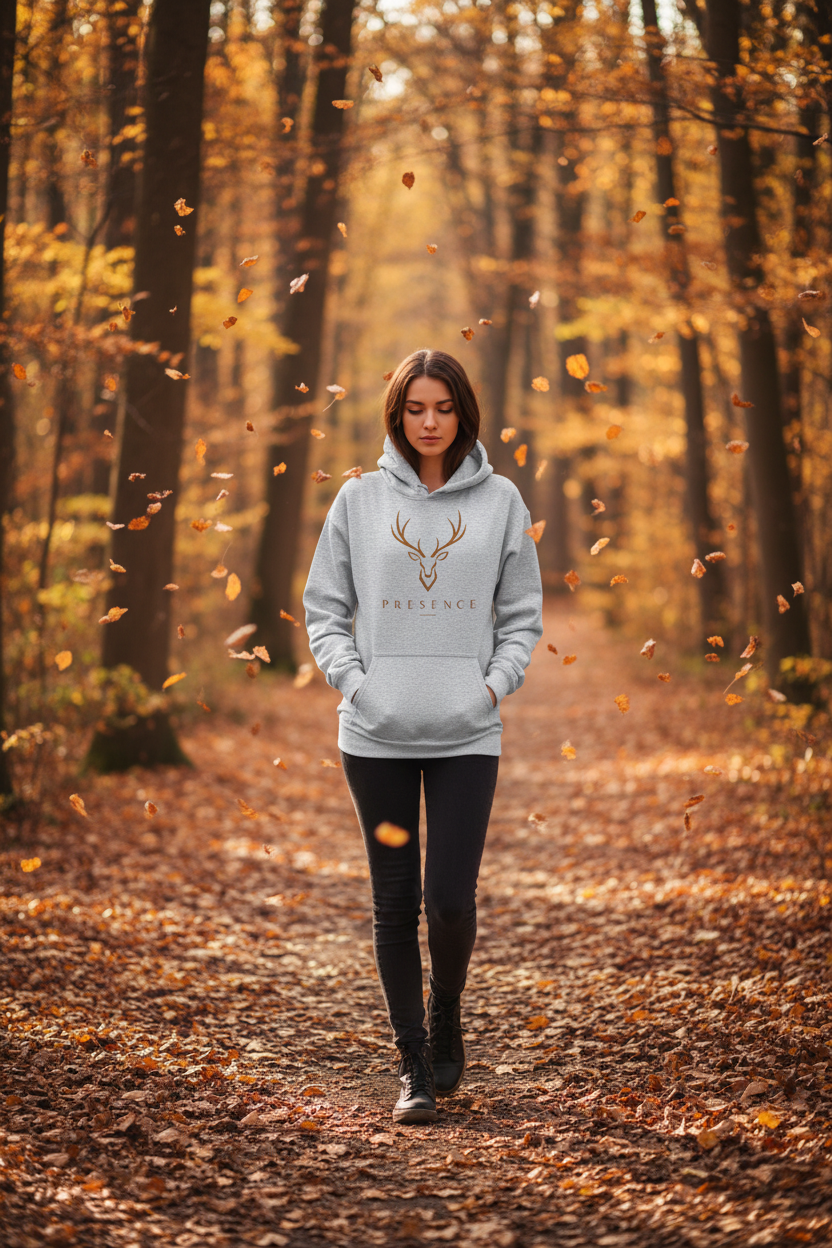 Presence hoodie jesień