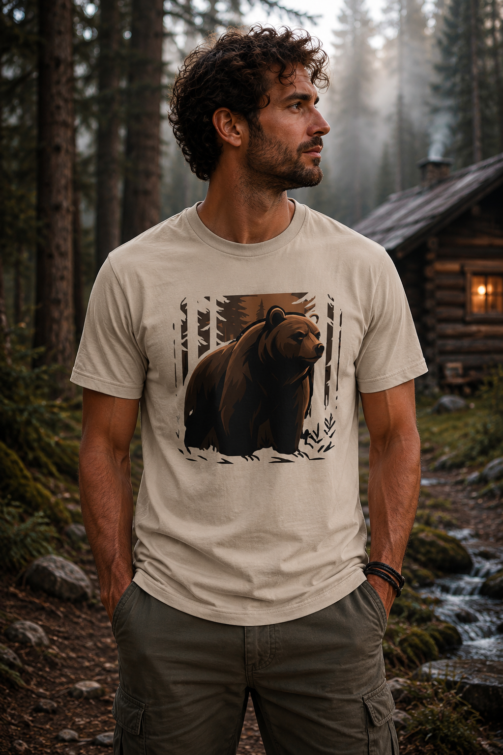 Forest Bear - Unisex Organic T-Shirt