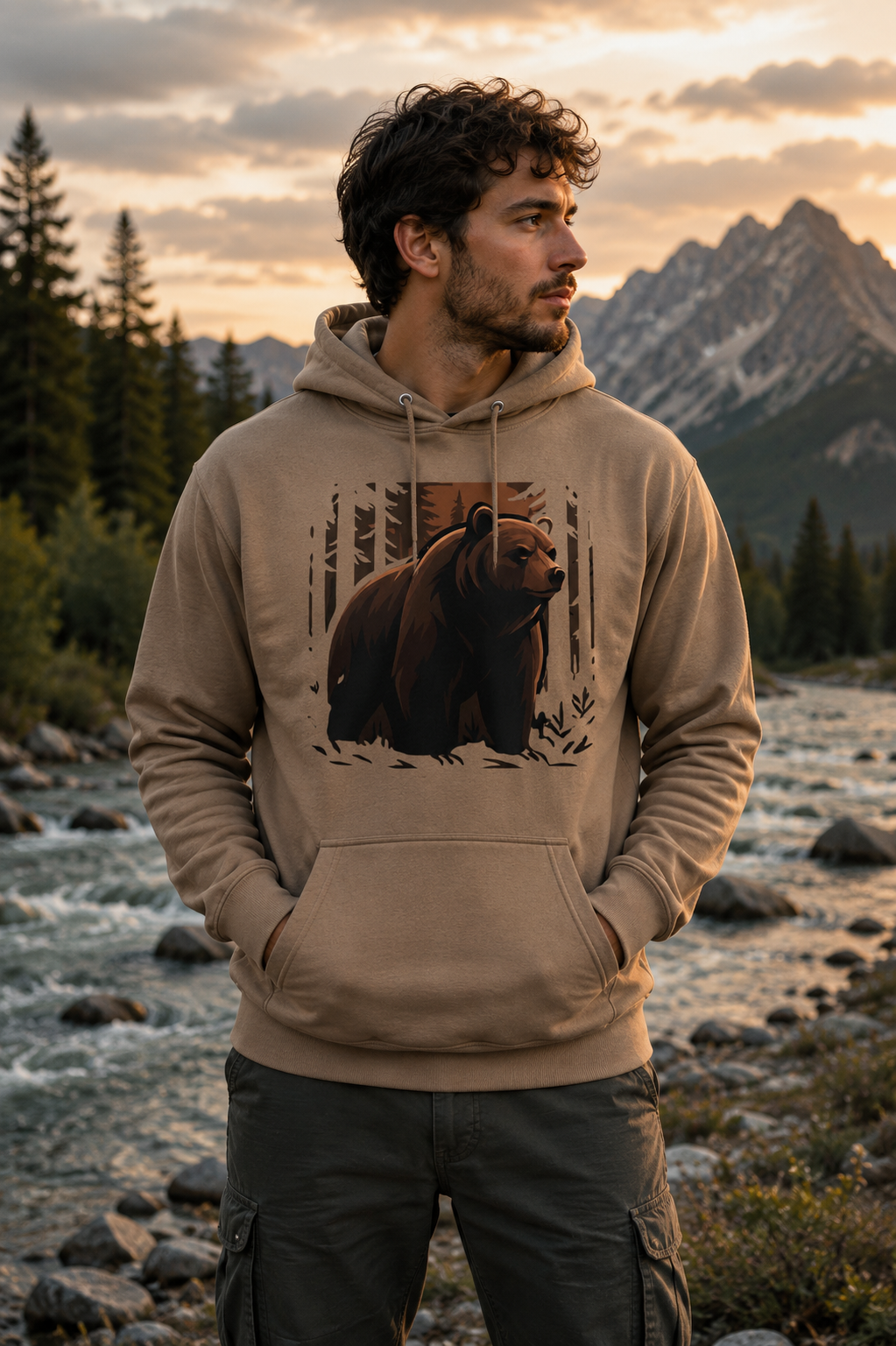 Forest Bear - Unisex Hoodie